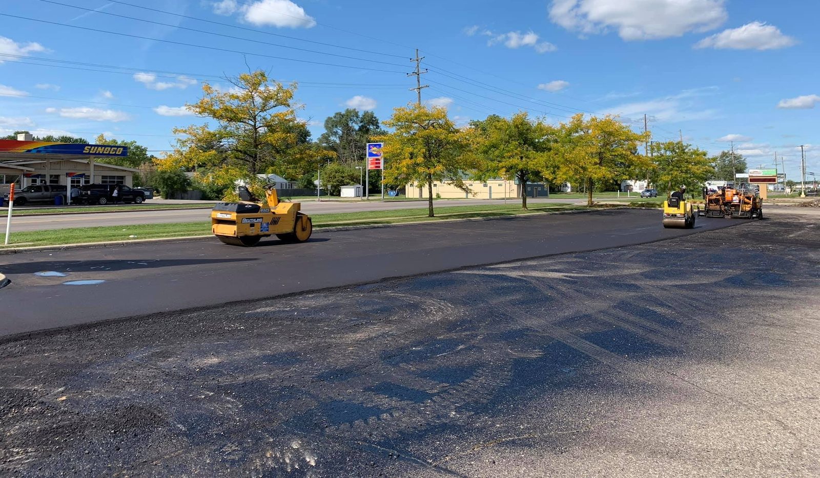 Quality Paving asphalt project