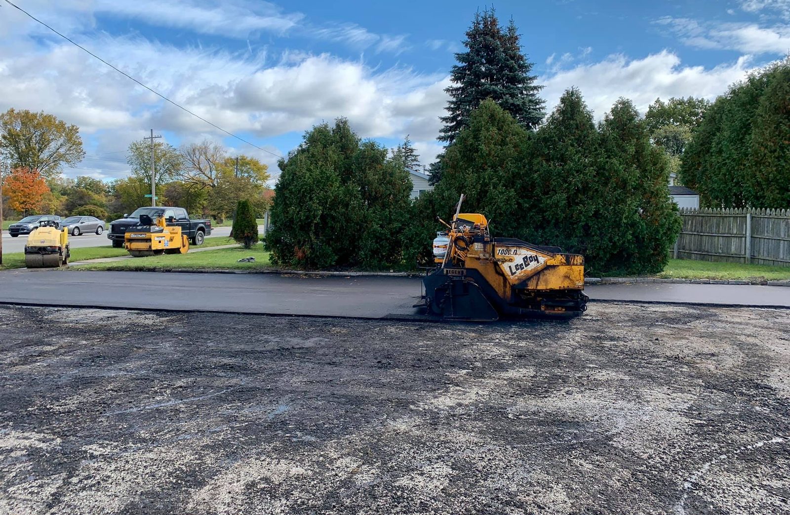 Quality Paving asphalt project