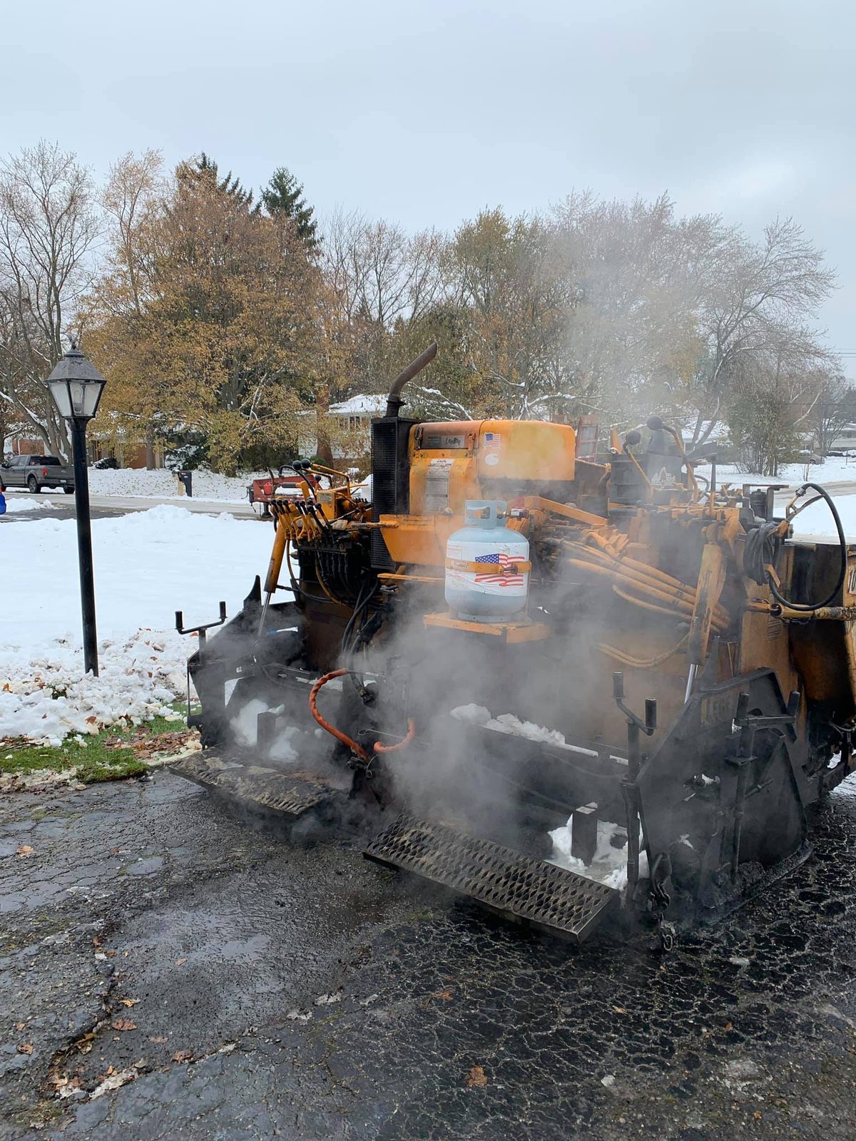 Quality Paving asphalt project