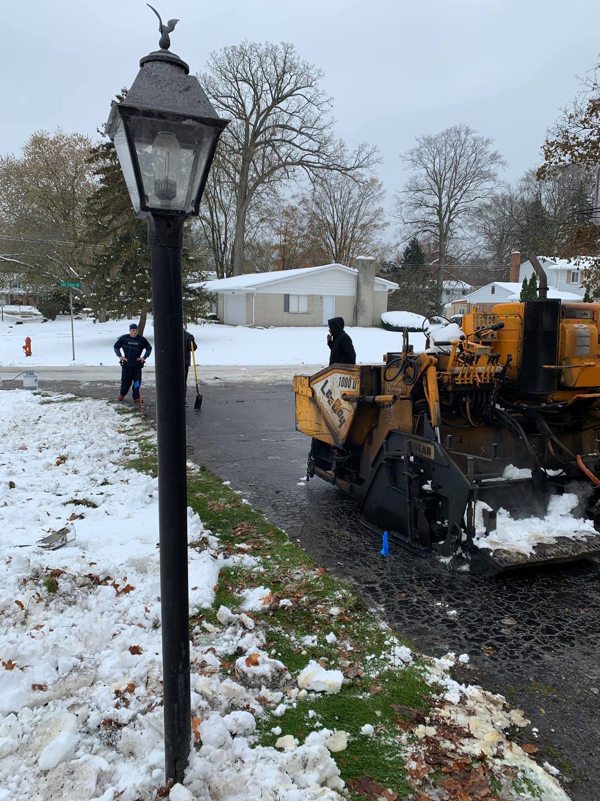 Quality Paving asphalt project