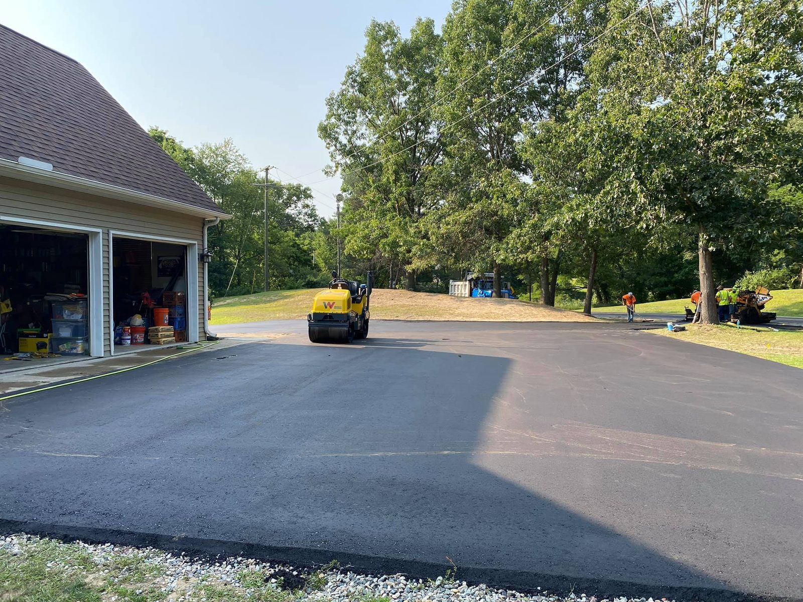 Quality Paving asphalt project