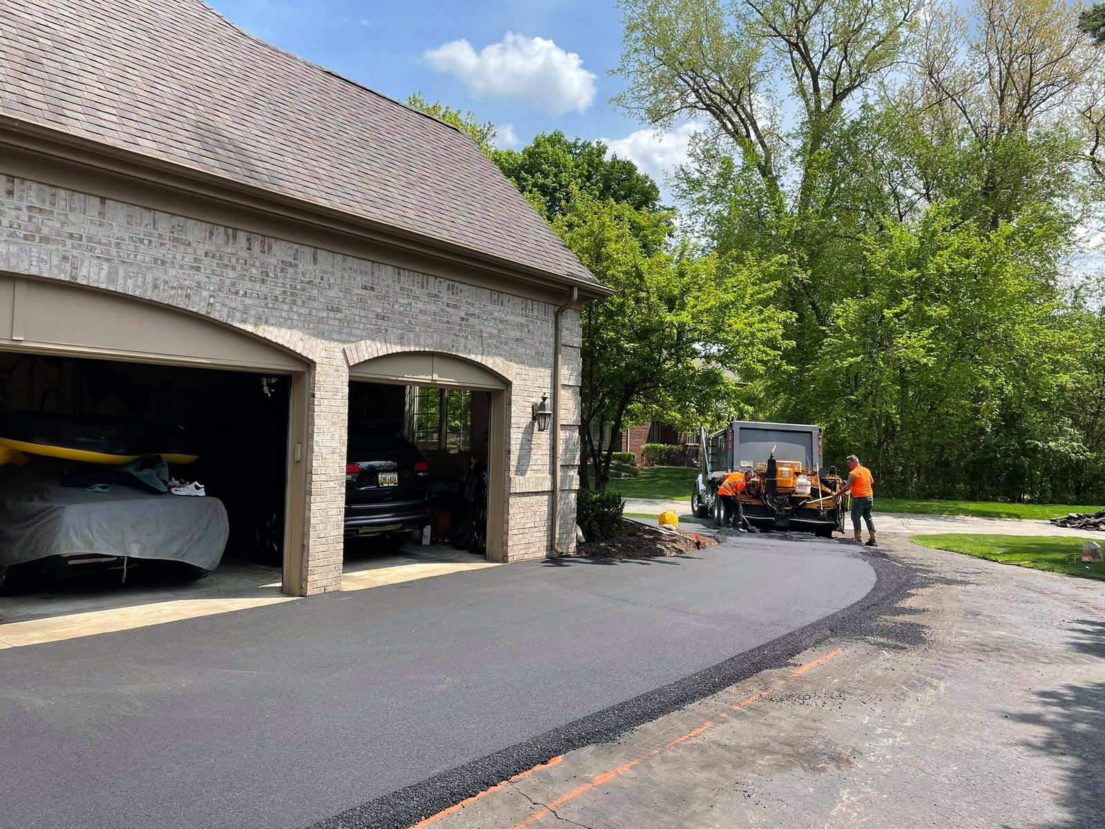 Quality Paving asphalt project