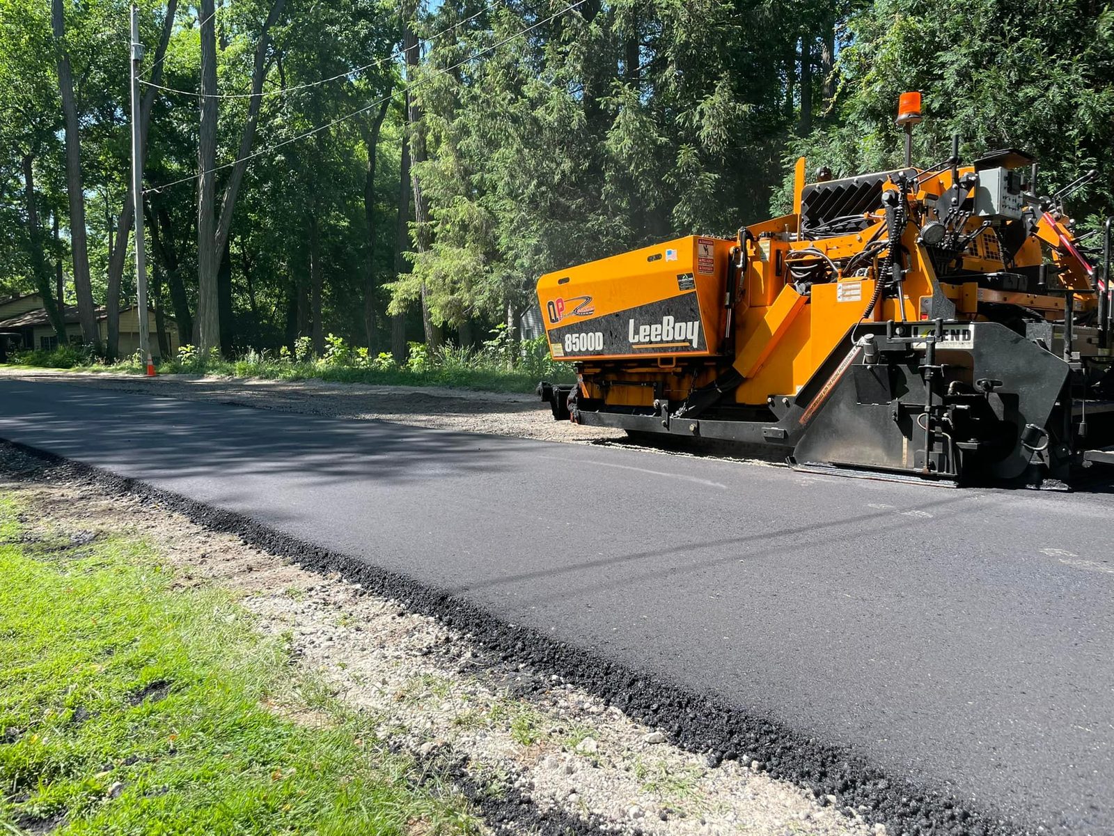 Quality Paving asphalt project