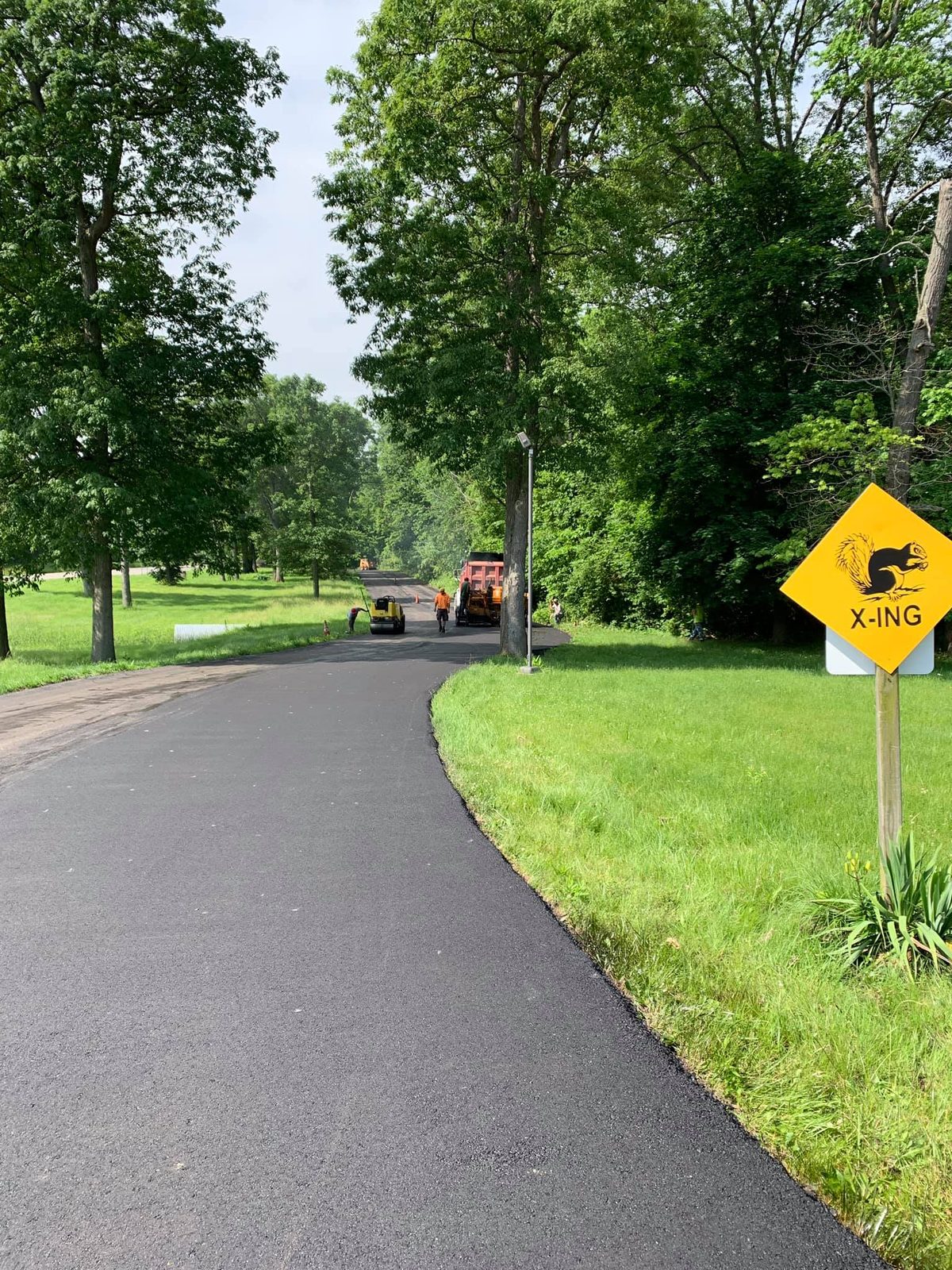 Quality Paving asphalt project