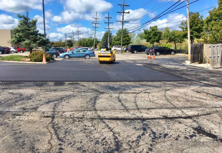 Quality Paving asphalt project