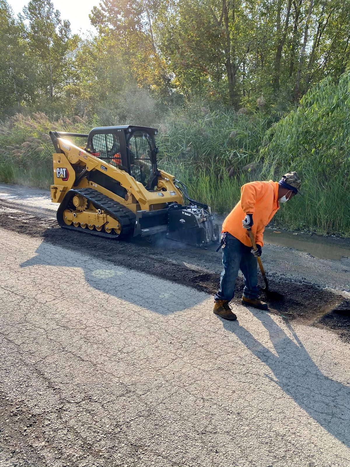 Quality Paving asphalt project