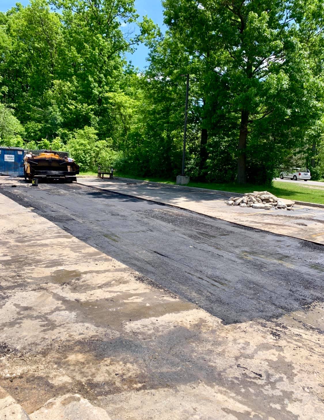 Quality Paving asphalt project