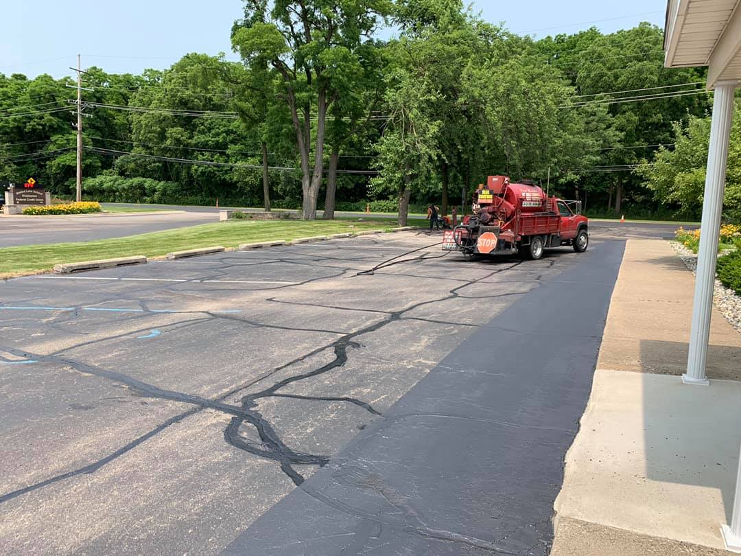 Quality Paving asphalt project
