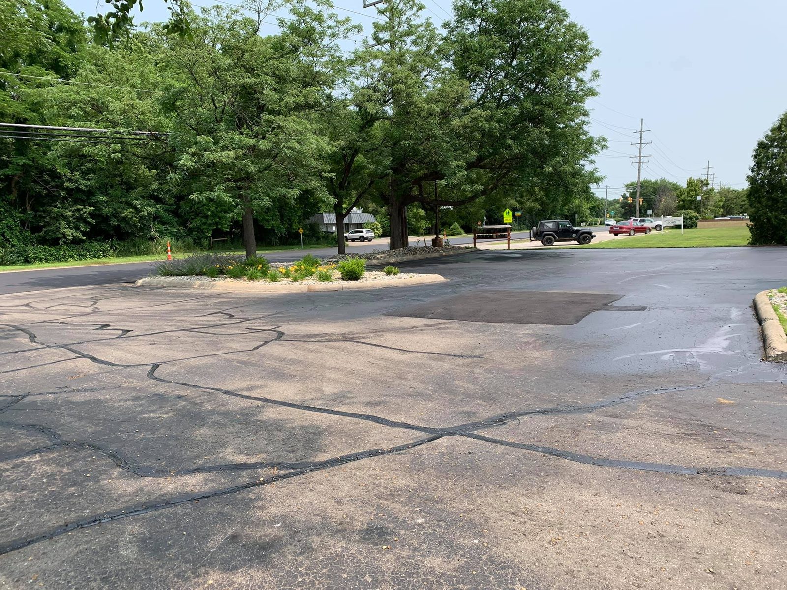 Quality Paving asphalt project