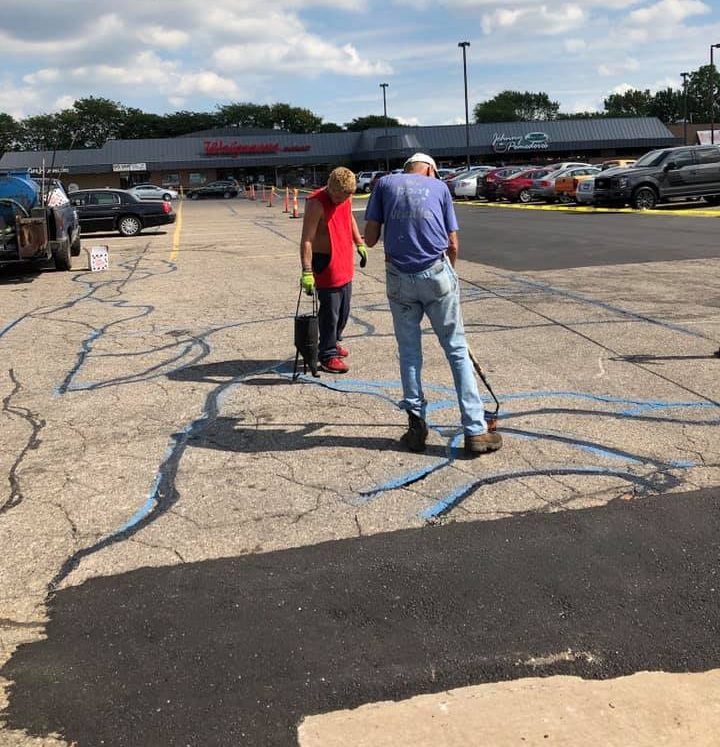 Quality Paving asphalt project