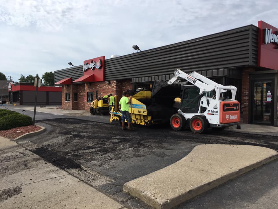 Quality Paving asphalt project