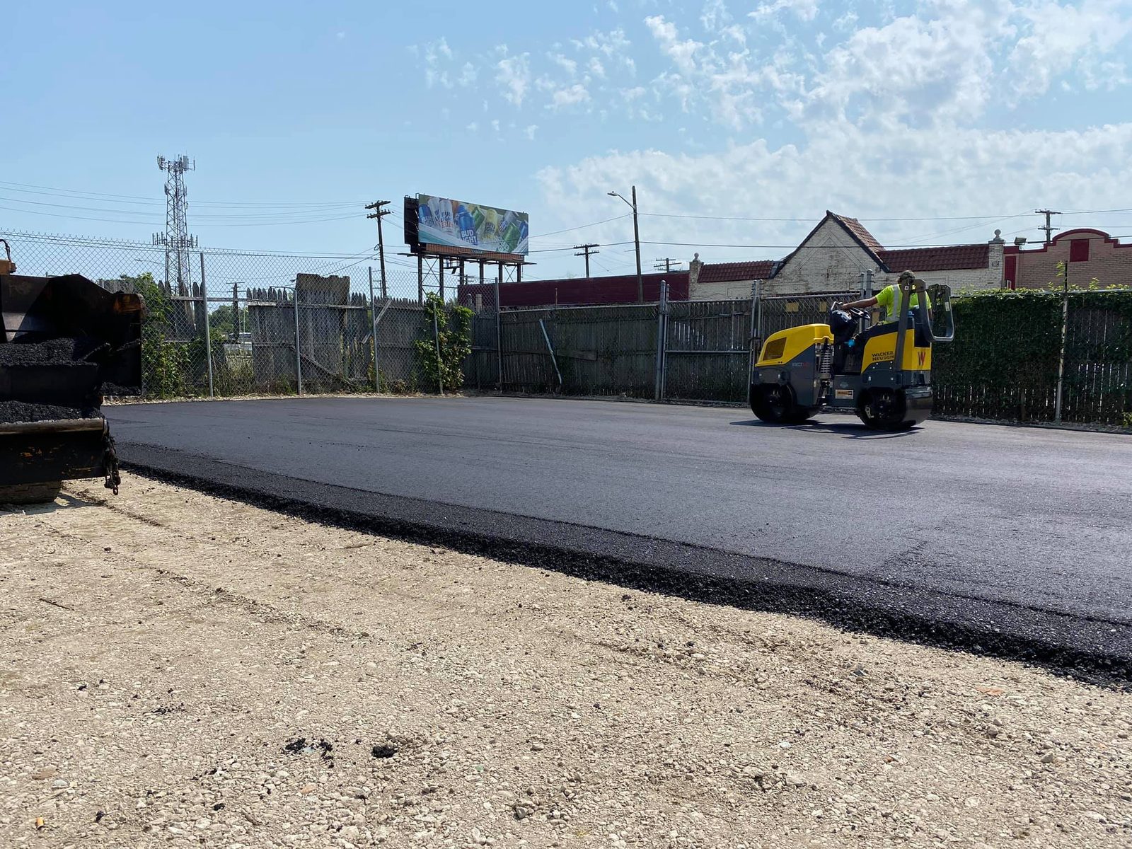 Quality Paving asphalt project