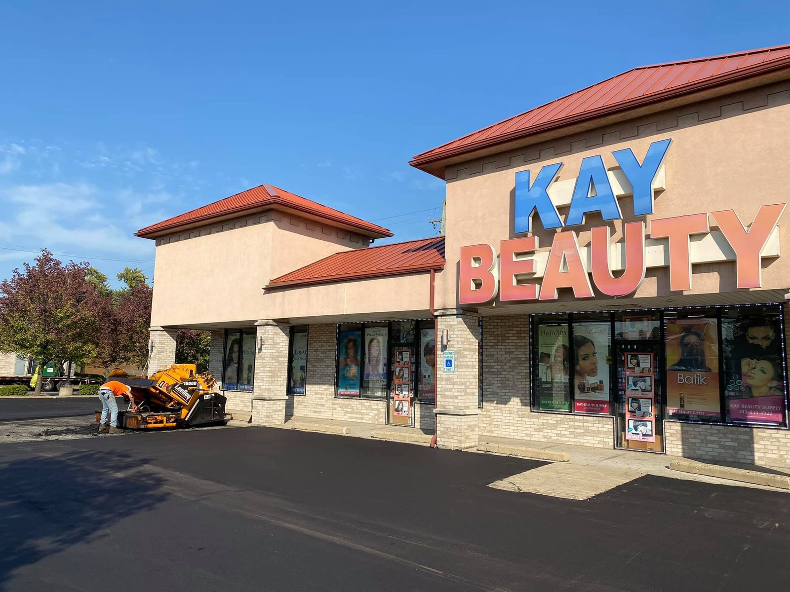 Quality Paving asphalt project