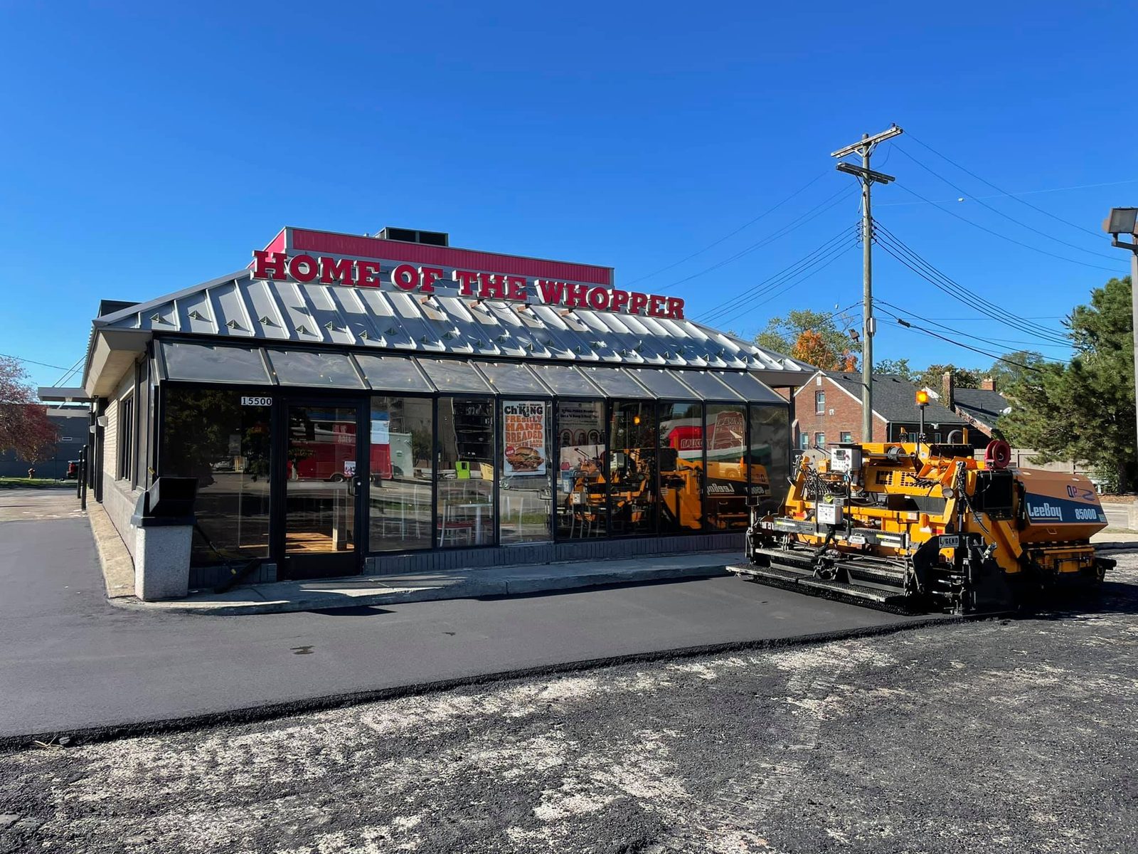 Quality Paving asphalt project