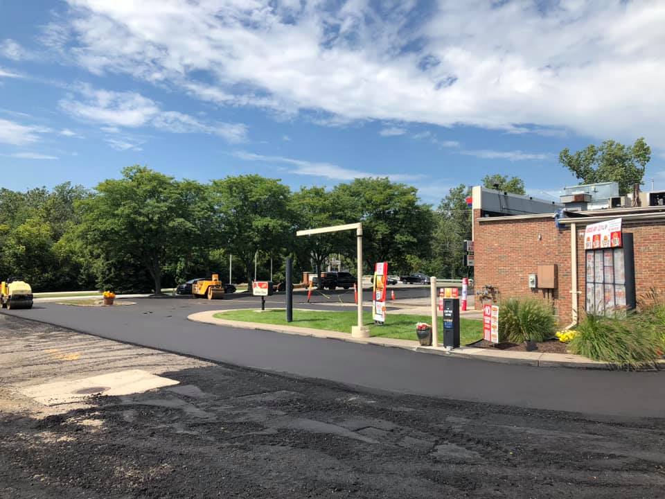 Quality Paving asphalt project