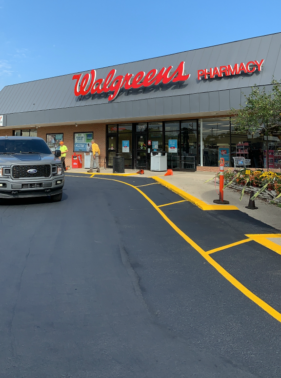Quality Paving asphalt project