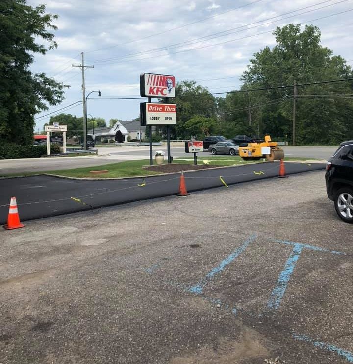 Quality Paving asphalt project