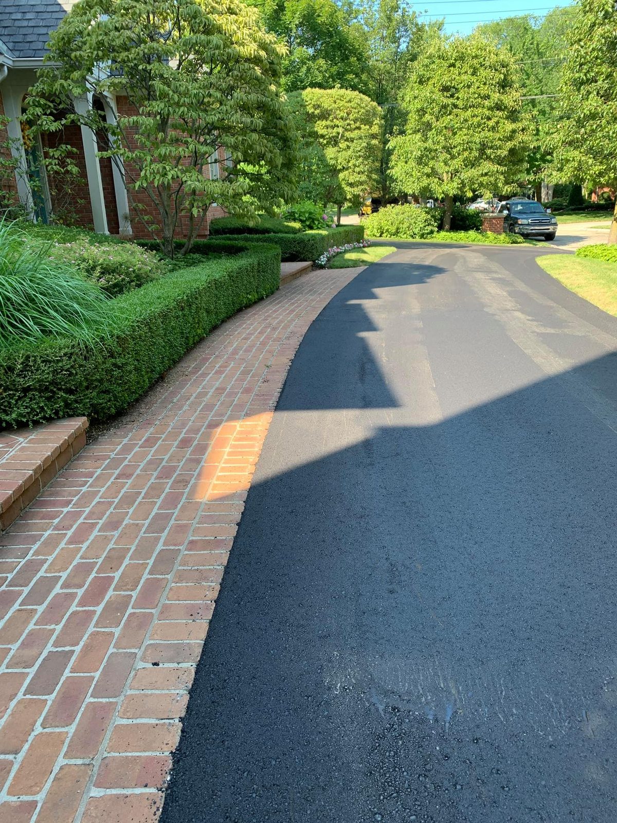 Quality Paving asphalt project