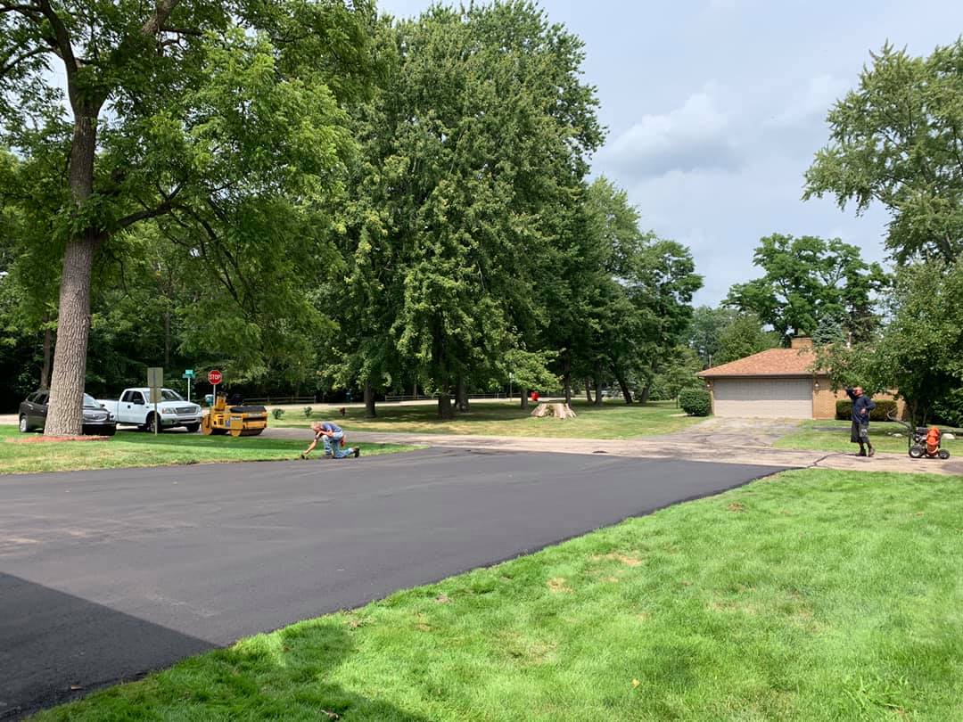 Quality Paving asphalt project