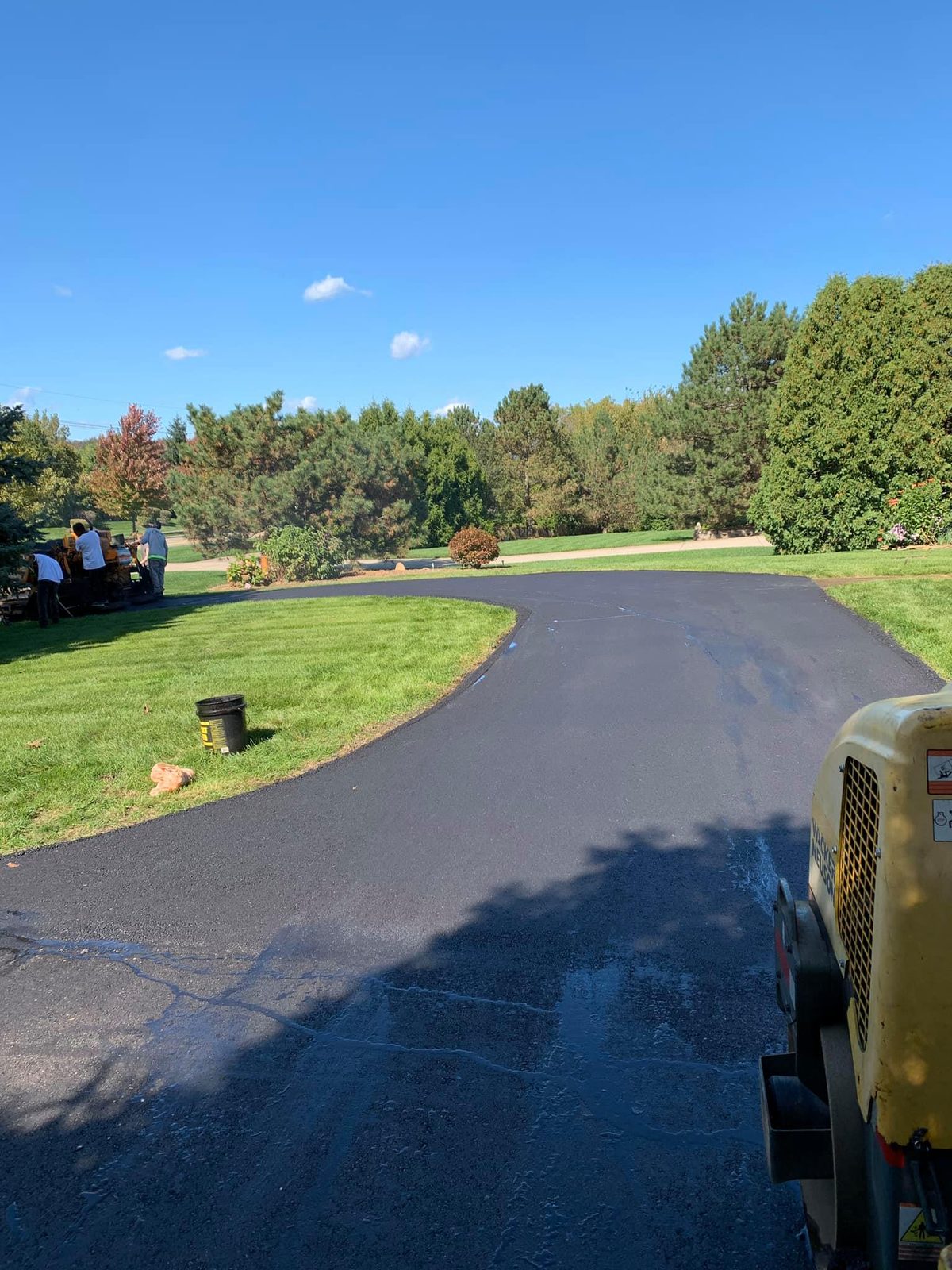 Quality Paving asphalt project