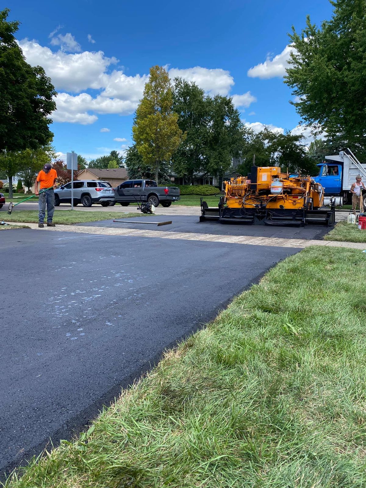 Quality Paving asphalt project