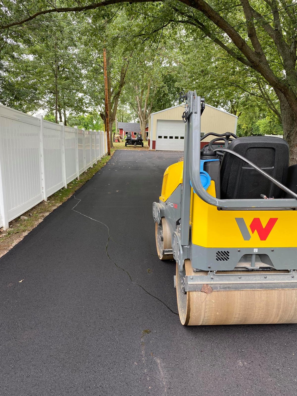 Quality Paving asphalt project