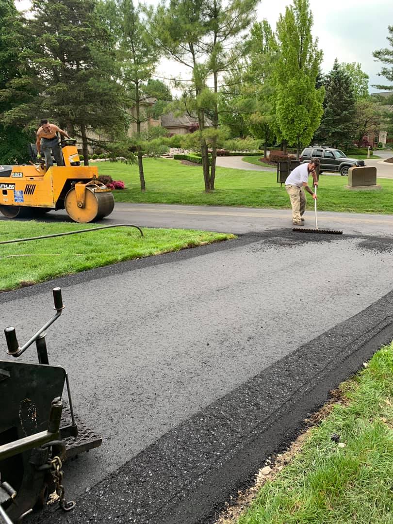 Quality Paving asphalt project
