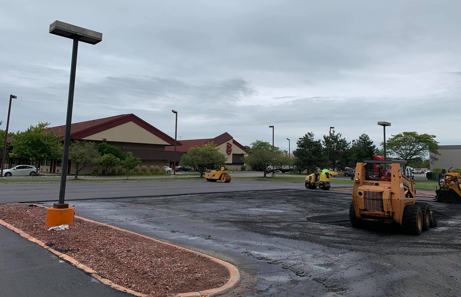Quality Paving asphalt project