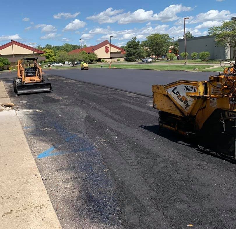 Quality Paving asphalt project