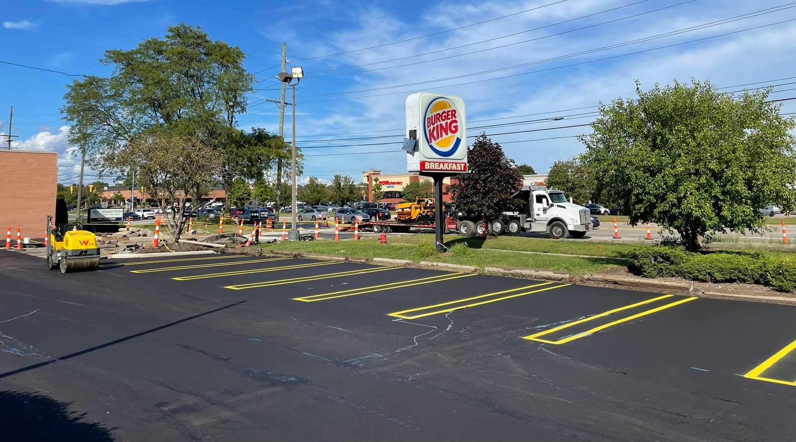 Quality Paving asphalt project