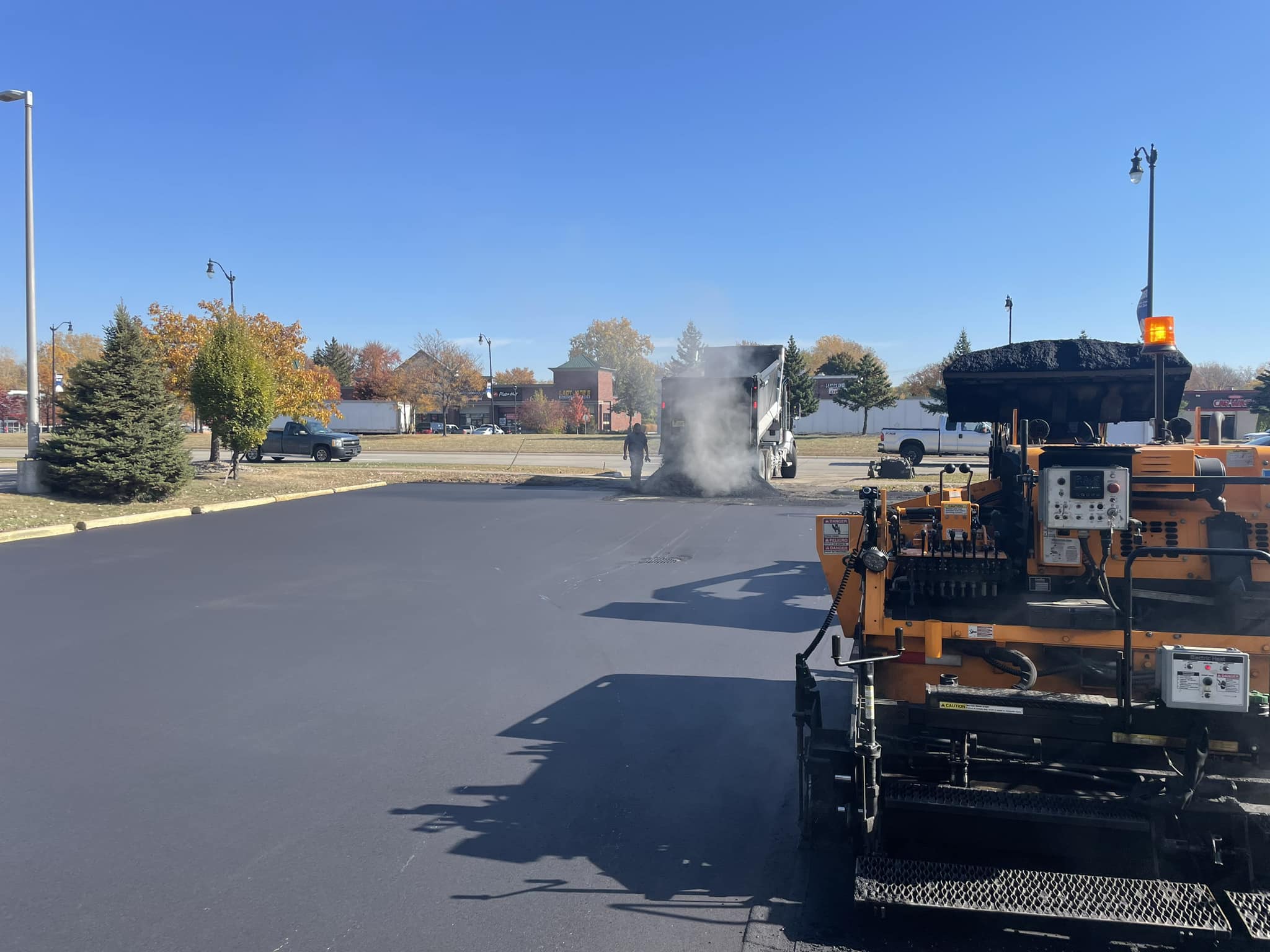 Quality Paving asphalt project