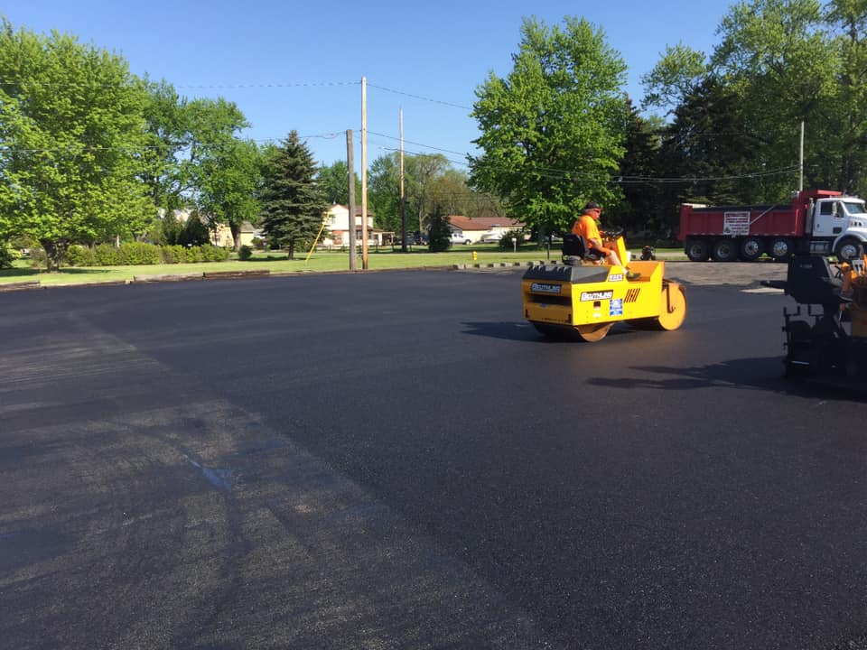 Quality Paving asphalt project